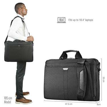 Everki 18.4-Inch Lunar Laptop Bag Briefcase - Black